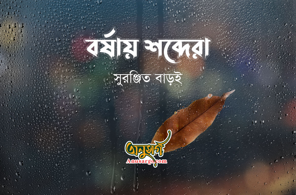 বর্ষায় শব্দেরা - সুরঞ্জিত বাড়ই